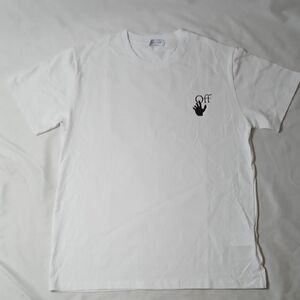 Off-White White T-Shirt with Black Chest Logo